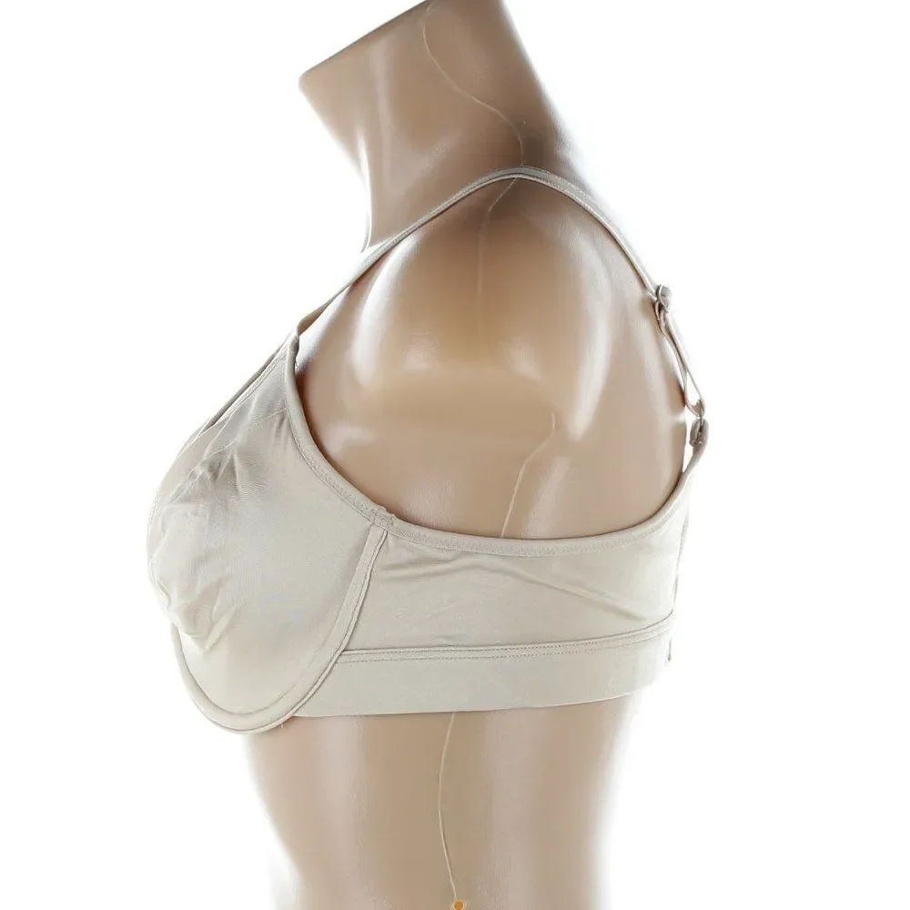 Breezies Classic Beige Underwire Full Coverage Unlined Bra - 38 B - Picture 4 of 10
